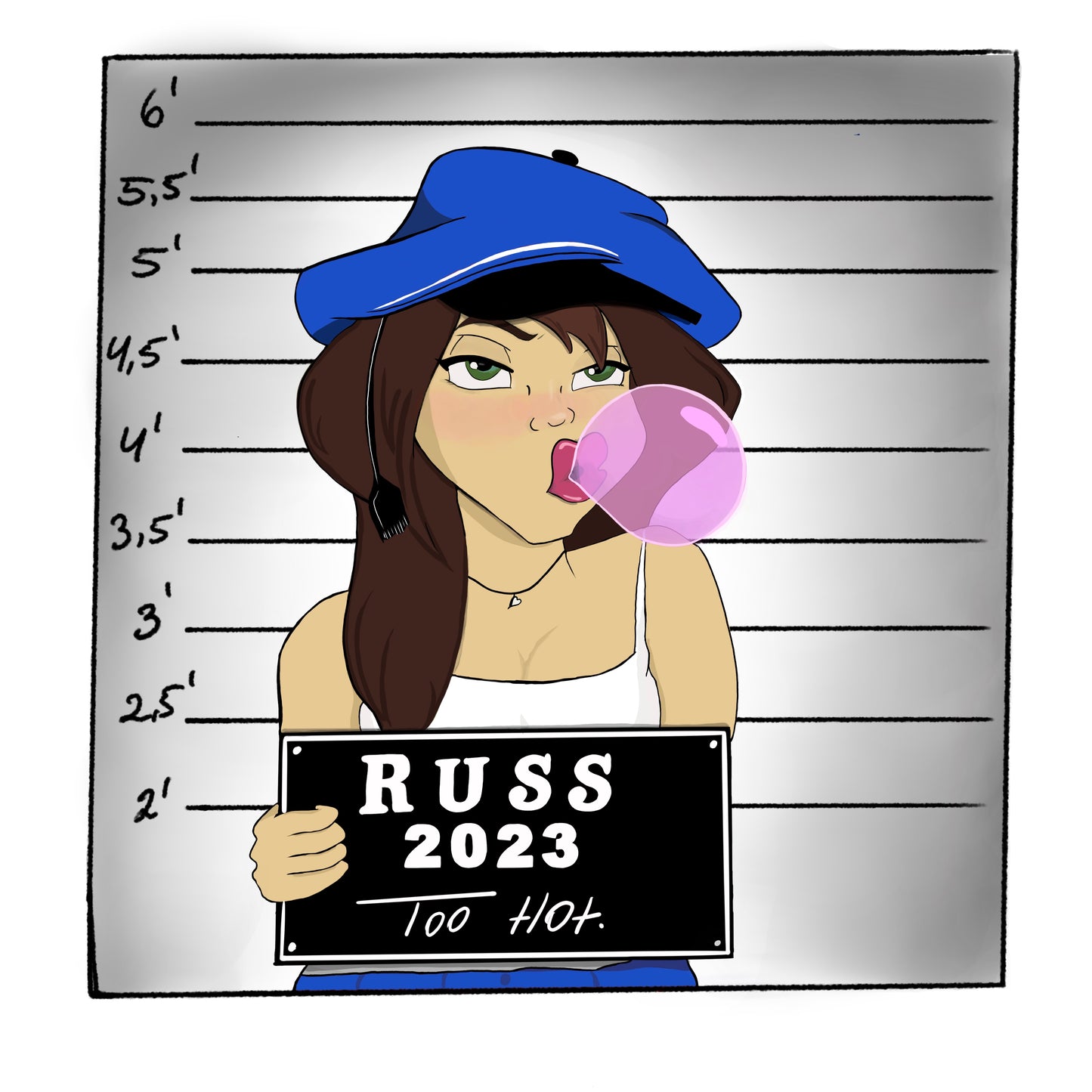 Mugshot Brunette by Marha