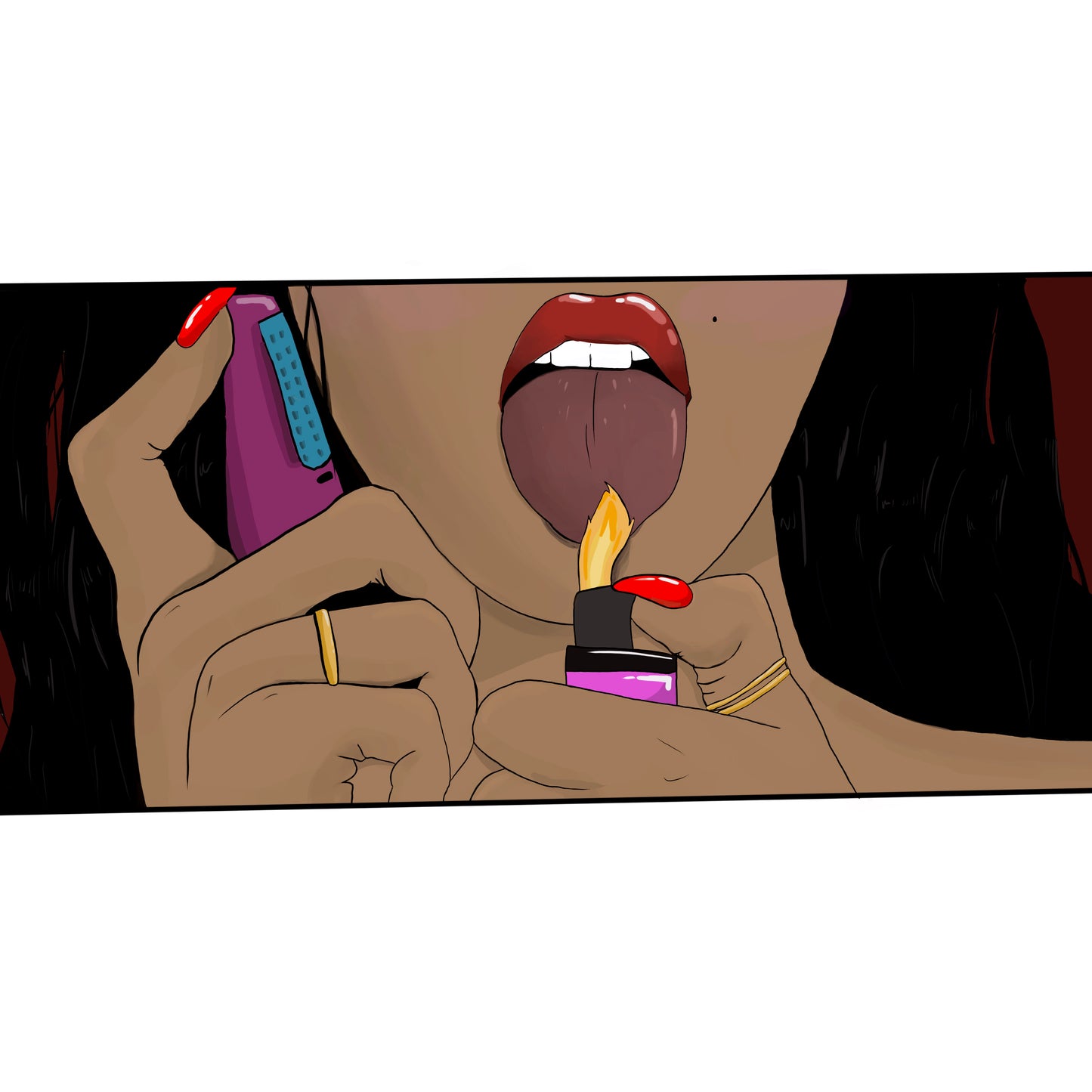Tounge lighter by Marha