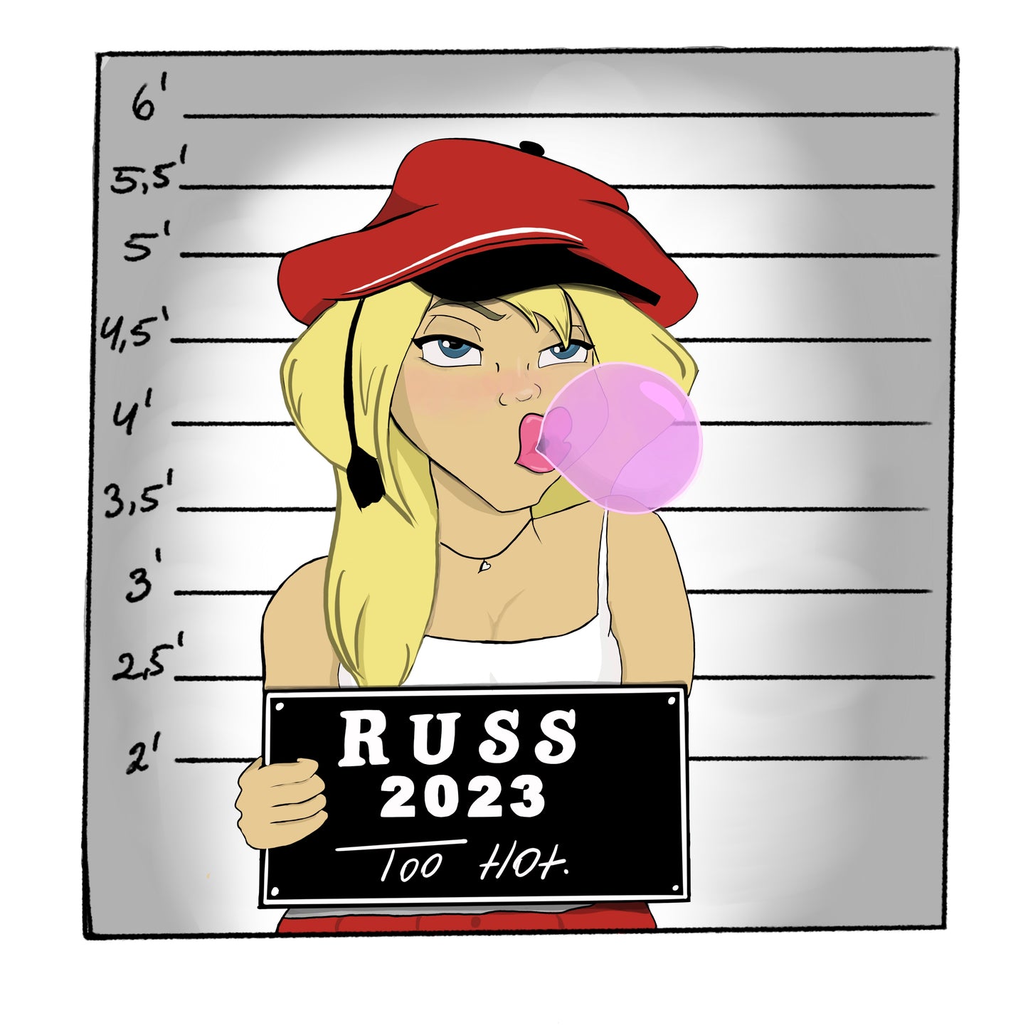 Mugshot blondie by Marha